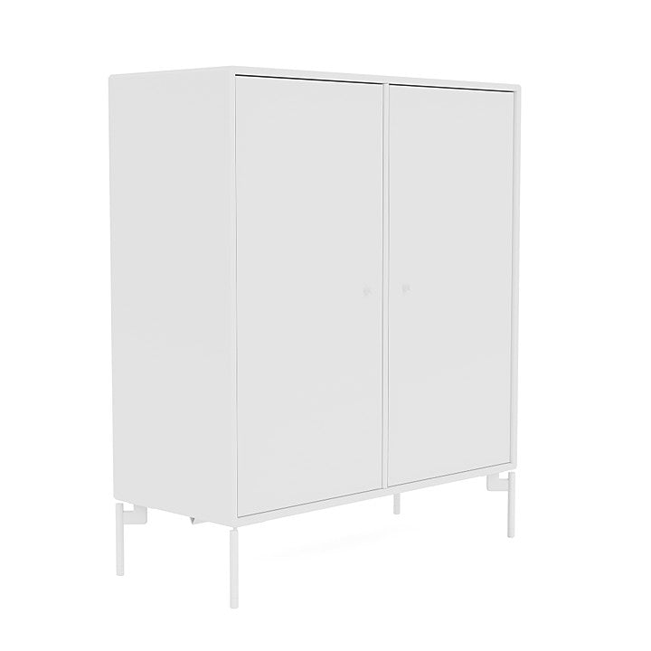 Montana Cover Cabinet With Legs, New White/Snow White