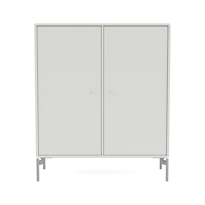 Montana Cover Cabinet With Legs, Nordic/Matt Chrome