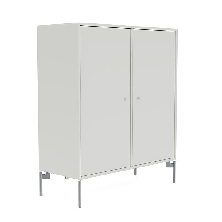 Montana Cover Cabinet With Legs, Nordic/Matt Chrome