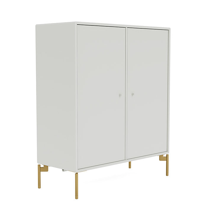 Montana Cover Cabinet With Legs, Nordic/Brass