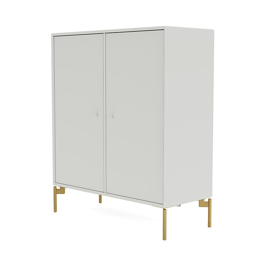 Montana Cover Cabinet With Legs, Nordic/Brass