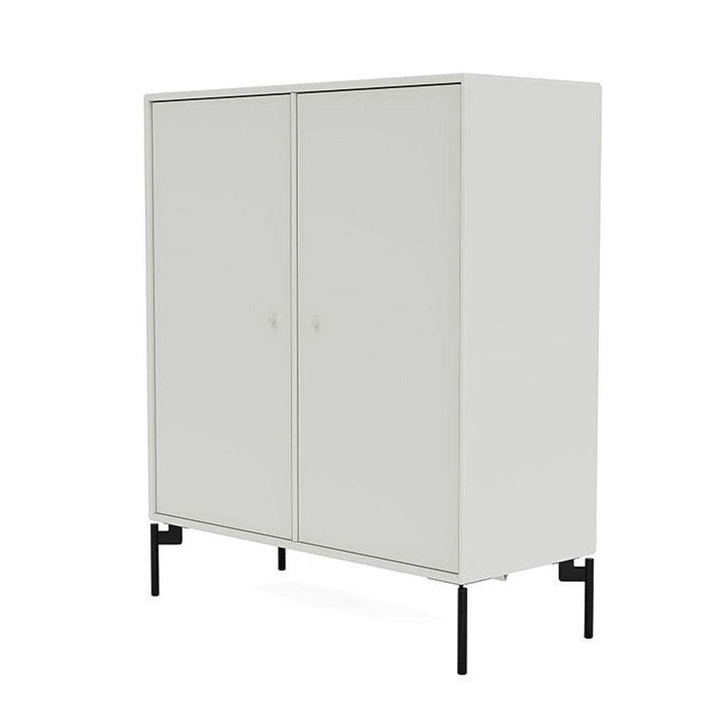 Montana Cover Cabinet With Legs, Nordic/Black