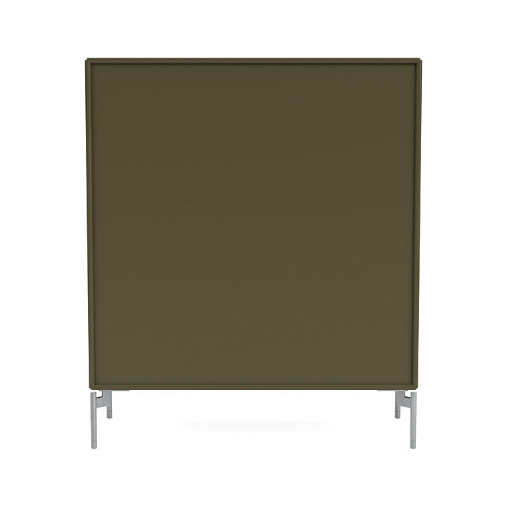 Montana Cover Cabinet With Legs, Oregano/Matt Chrome