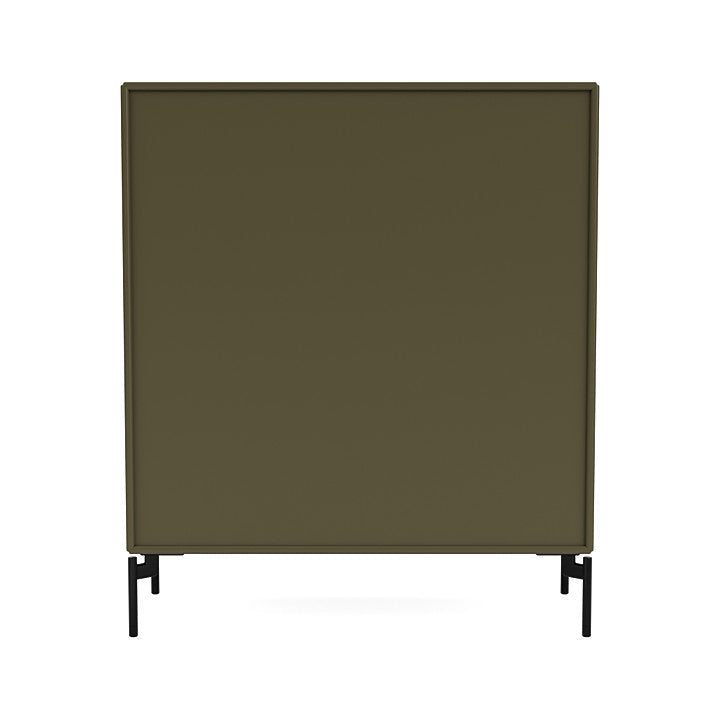 Montana Cover Cabinet With Legs, Oregano/Black