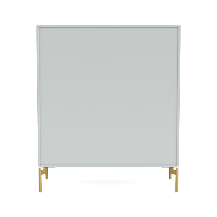 Montana Cover Cabinet With Legs, Oyster/Brass