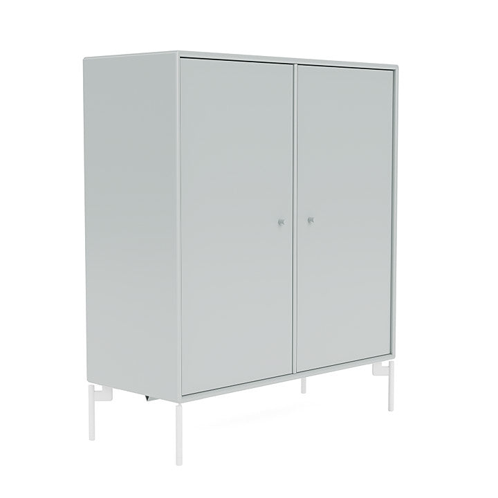 Montana Cover Cabinet With Legs, Oyster/Snow White