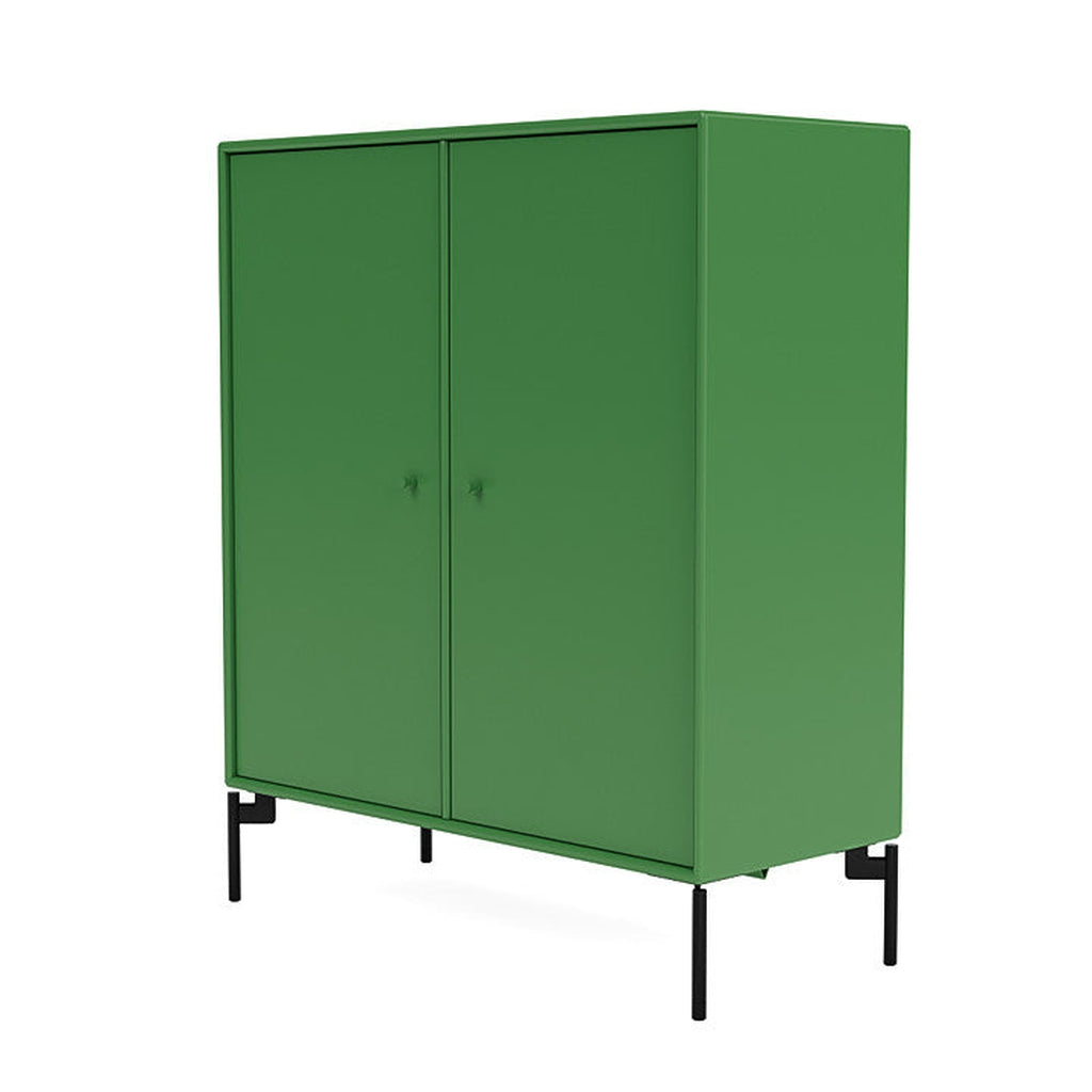 Montana Cover Cabinet With Legs, Parsley/Black