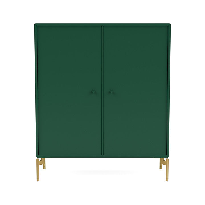 Montana Cover Cabinet With Legs, Pine/Brass