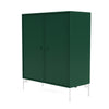 Montana Cover Cabinet With Legs, Pine/Snow White