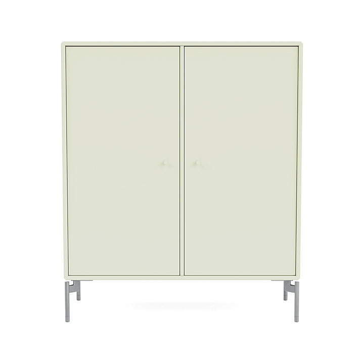 Montana Cover Cabinet With Legs, Pomelo/Matt Chrome