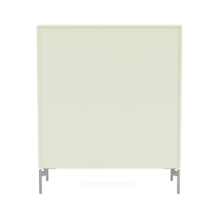 Montana Cover Cabinet With Legs, Pomelo/Matt Chrome