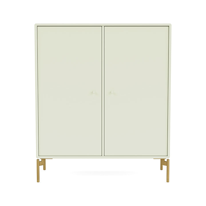 Montana Cover Cabinet With Legs, Pomelo/Brass