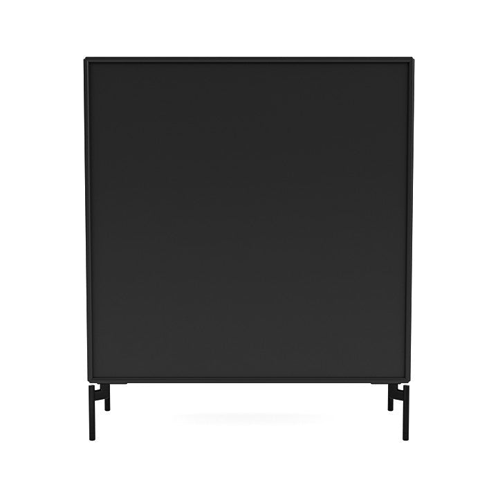 Montana Cover Cabinet With Legs, Black/Black