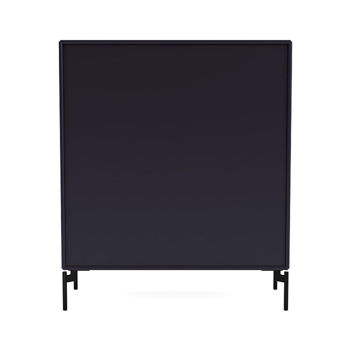 Montana Cover Cabinet With Legs, Shadow/Black