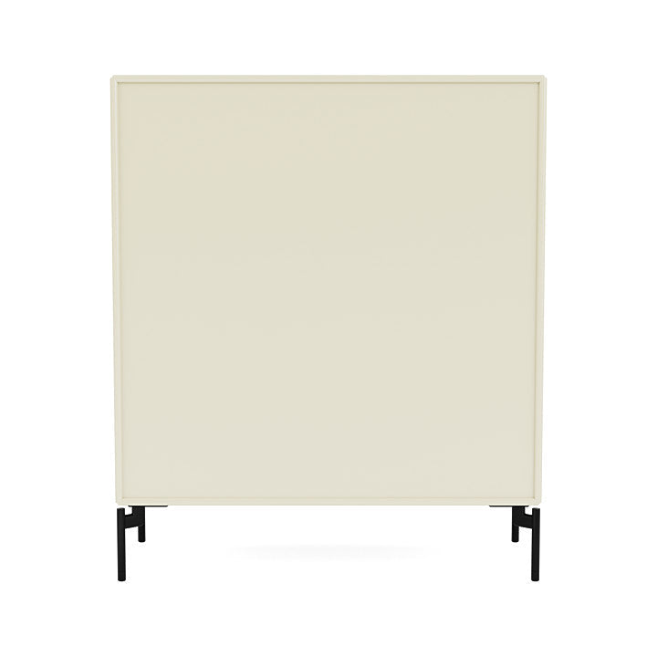 Montana Cover Cabinet With Legs, Vanilla/Black