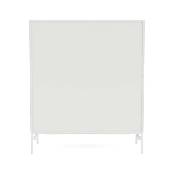 Montana Cover Cabinet With Legs, White/Snow White