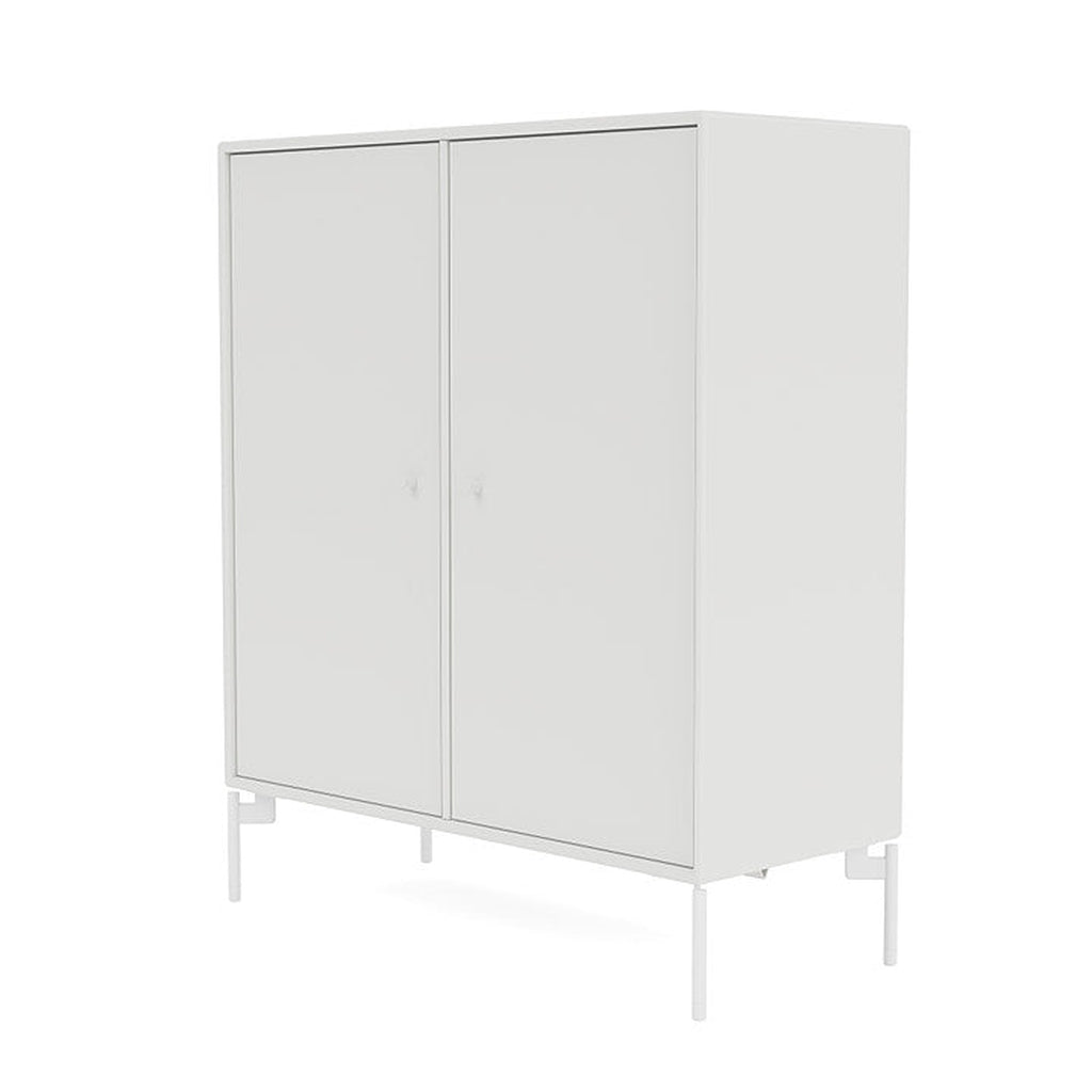 Montana Cover Cabinet With Legs, White/Snow White