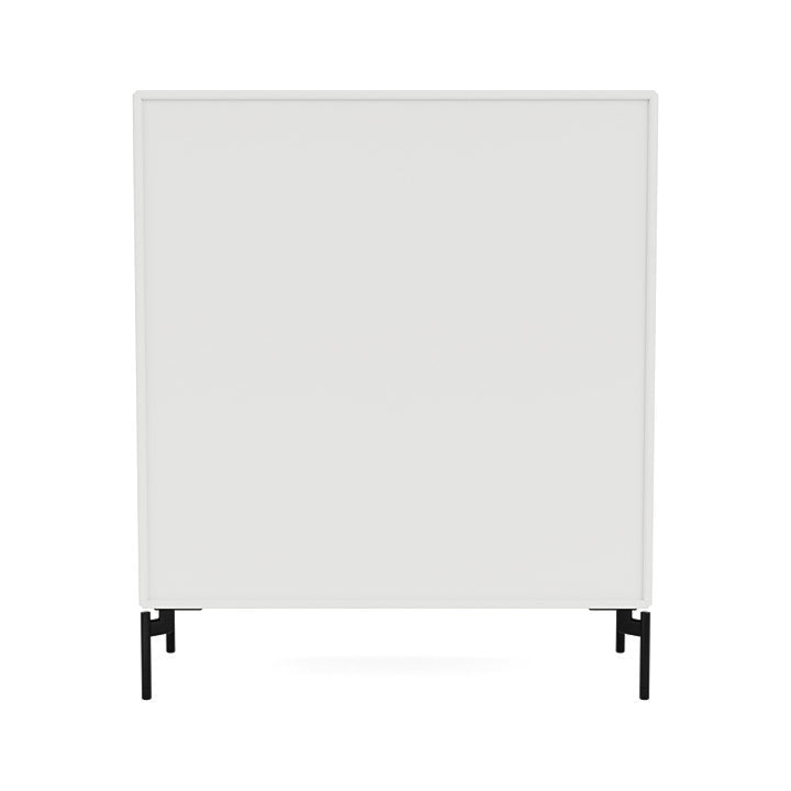 Montana Cover Cabinet With Legs, White/Black