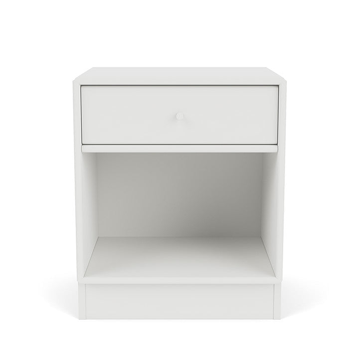 Montana Dream Nightstand With 7 Cm Plinth, White