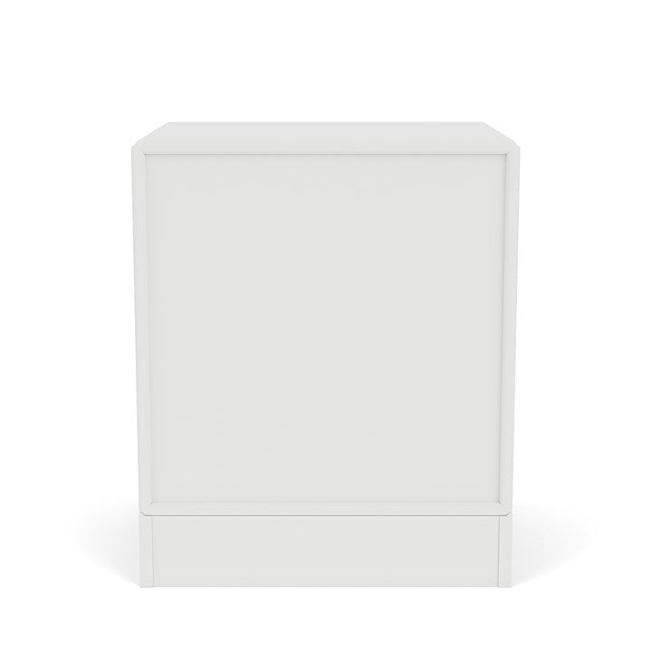 Montana Dream Nightstand With 7 Cm Plinth, White