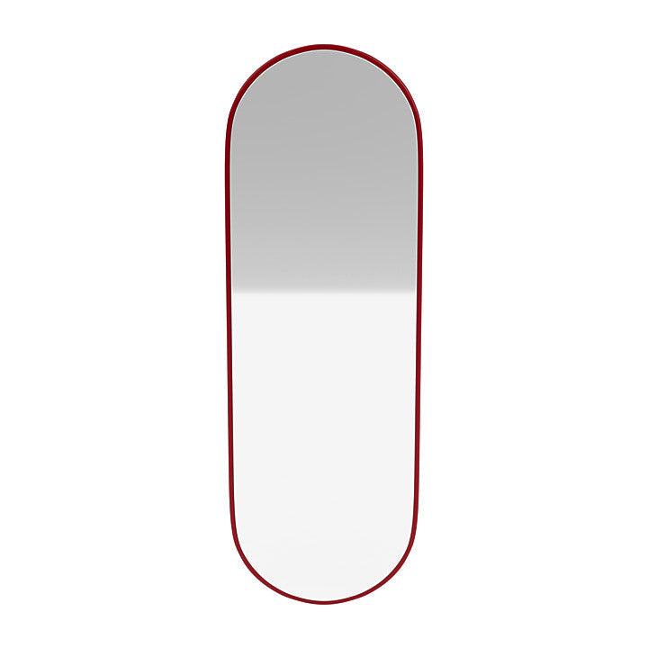 Montana Colour Frame Mirror, Beetroot Red