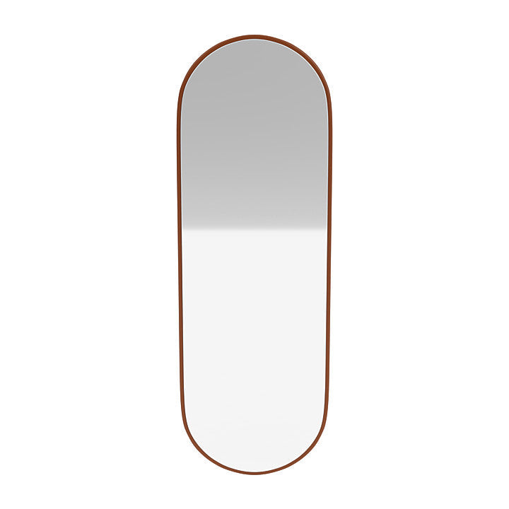 Montana Colour Frame Mirror, Hazelnut Brown