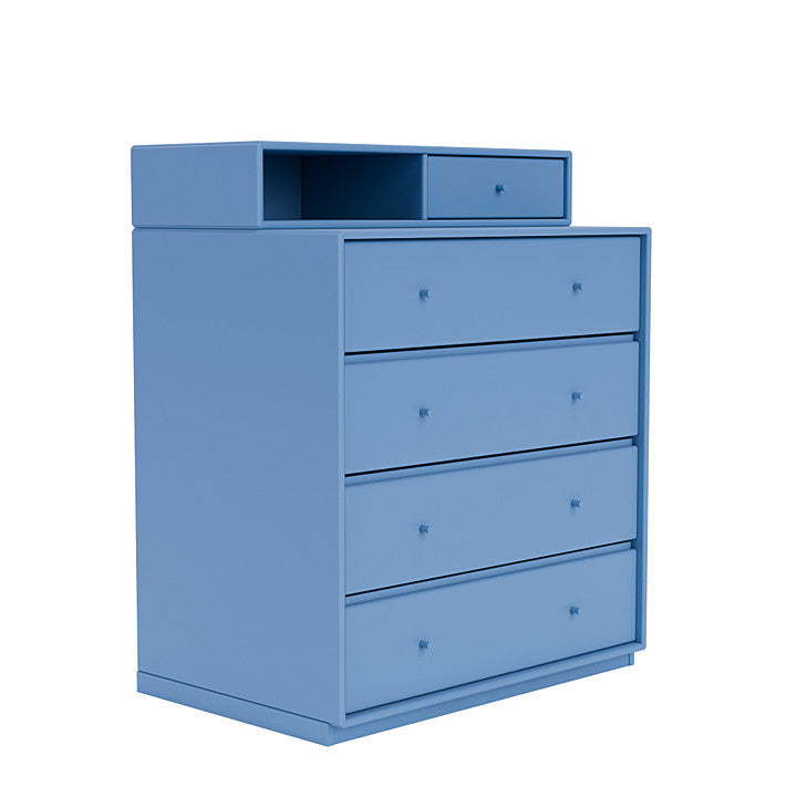 Montana Keep Chest Of Drawers With 3 Cm Plinth, Azure Blue