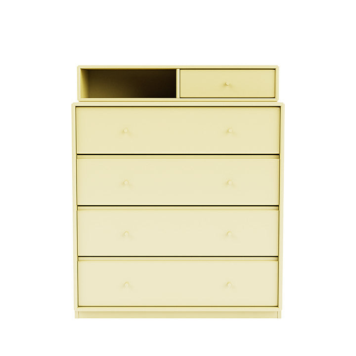 Montana Keep Chest Of Drawers With 3 Cm Plinth, Chamomile Yellow