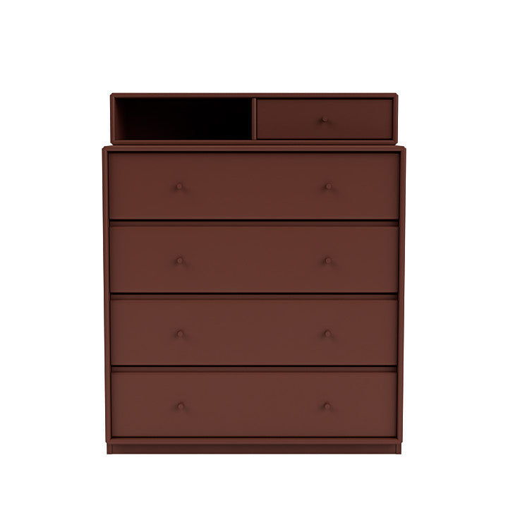 Montana Keep Chest Of Drawers With 3 Cm Plinth, Masala