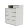 Montana Keep Chest Of Drawers With 3 Cm Plinth, Nordic White