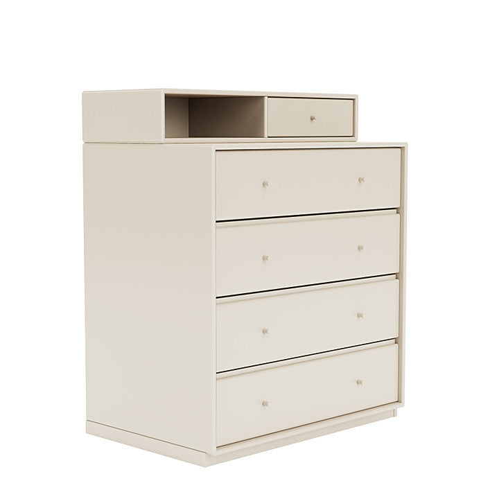 Montana Keep Chest Of Drawers With 3 Cm Plinth, Oat