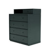 Montana Keep Chest Of Drawers With 3 Cm Plinth, Black Jade