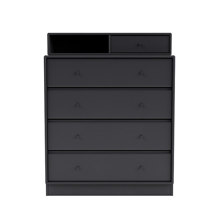 Montana Keep Chest Of Drawers With 7 Cm Plinth, Anthracite