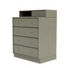 Montana Keep Chest Of Drawers With 7 Cm Plinth, Fennel Green