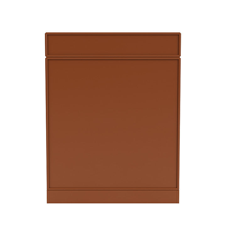 Montana Keep Chest Of Drawers With 7 Cm Plinth, Hazelnut Brown