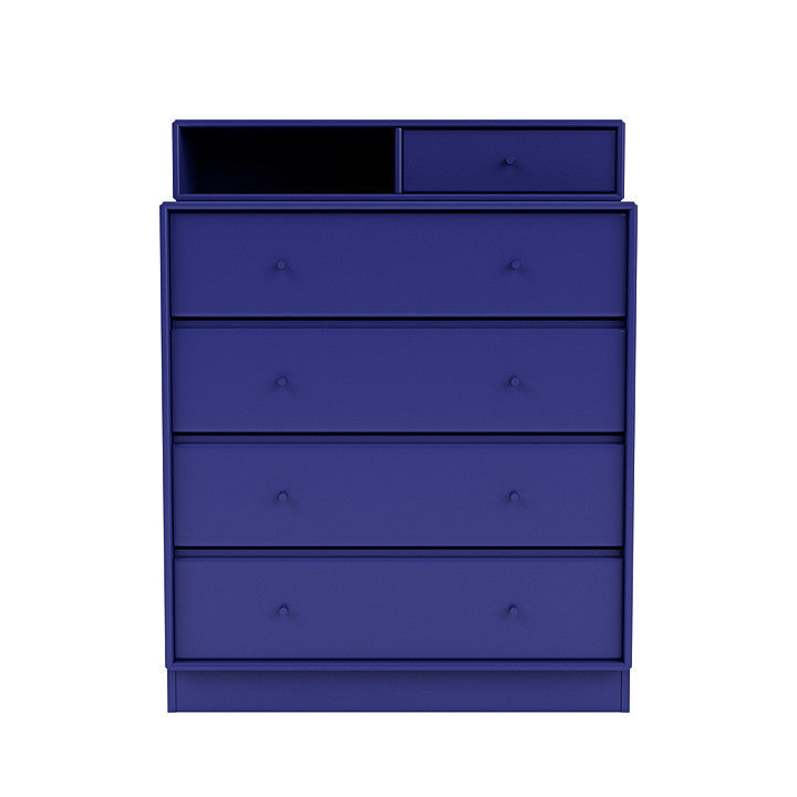 Montana Keep Chest Of Drawers With 7 Cm Plinth, Monarch Blue