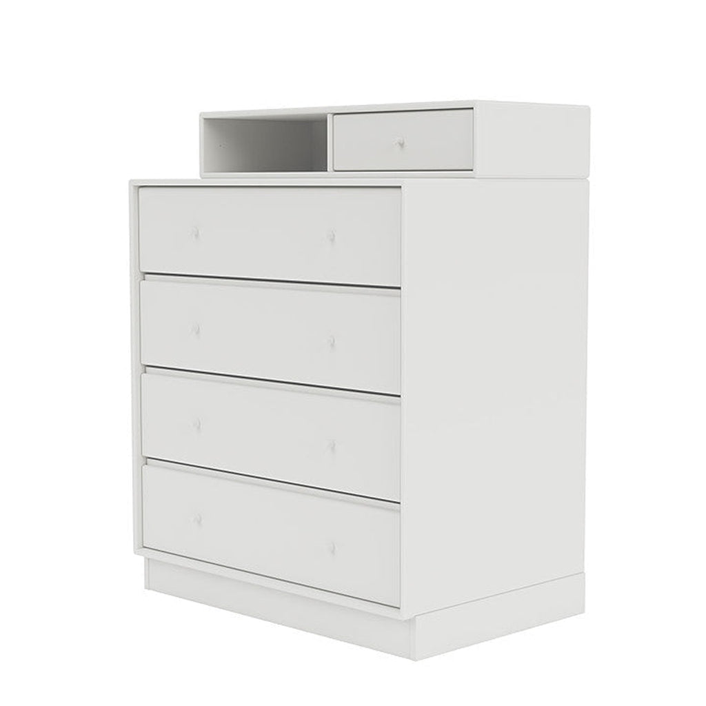 Montana Keep Chest Of Drawers With 7 Cm Plinth, White