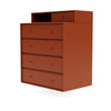 Montana Keep Chest Of Drawers With Suspension Rail, Hokkaido Brown