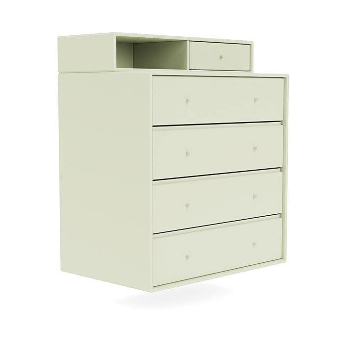 Montana Keep Chest Of Drawers With Suspension Rail, Pomelo Green