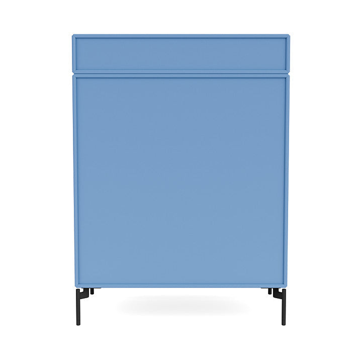 Montana Keep Chest Of Drawers, Azure Blue/Black