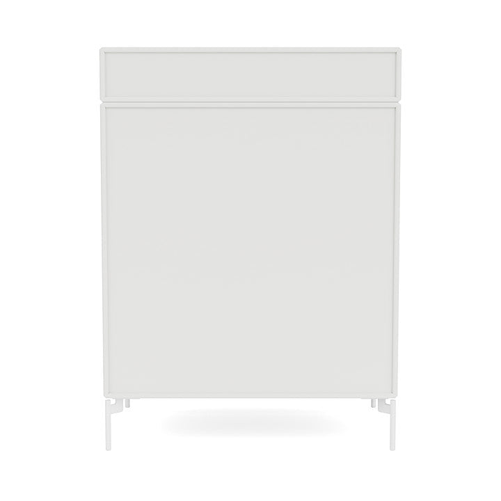 Montana Keep Chest Of Drawers With Legs, White/Snow White