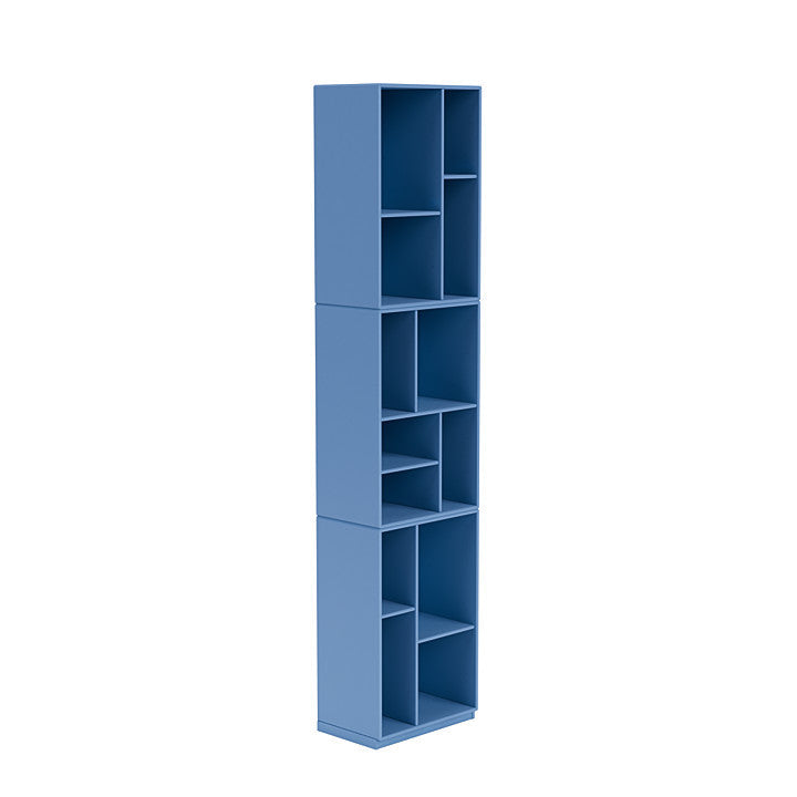 Montana Loom High Bookcase With 3 Cm Plinth, Azure Blue