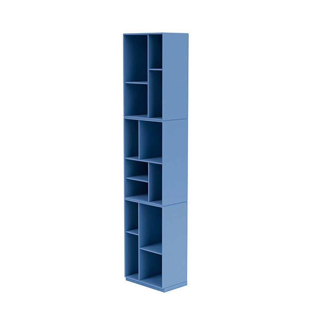 Montana Loom High Bookcase With 3 Cm Plinth, Azure Blue