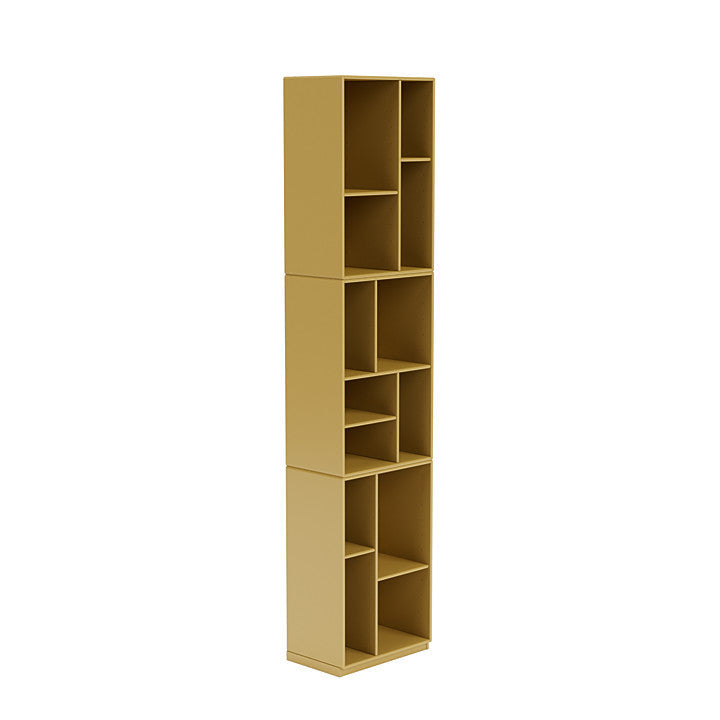 Montana Loom High Bookcase With 3 Cm Plinth, Cumin Yellow