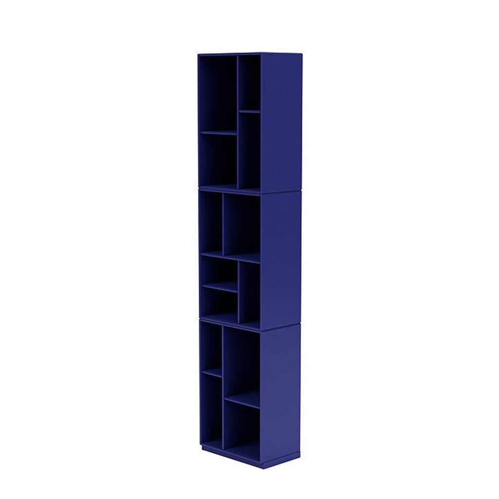 Montana Loom High Bookcase With 3 Cm Plinth, Monarch Blue