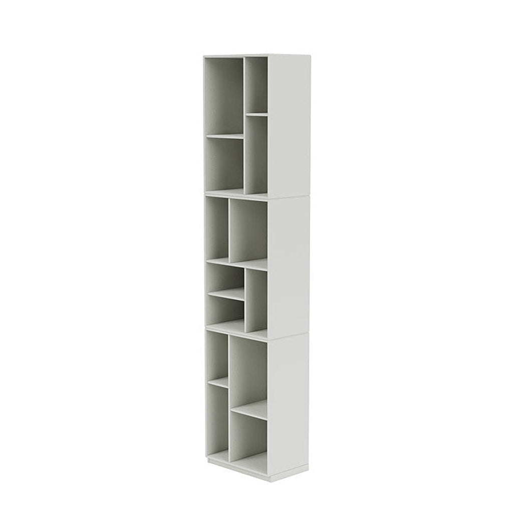 Montana Loom High Bookcase With 3 Cm Plinth, Nordic White