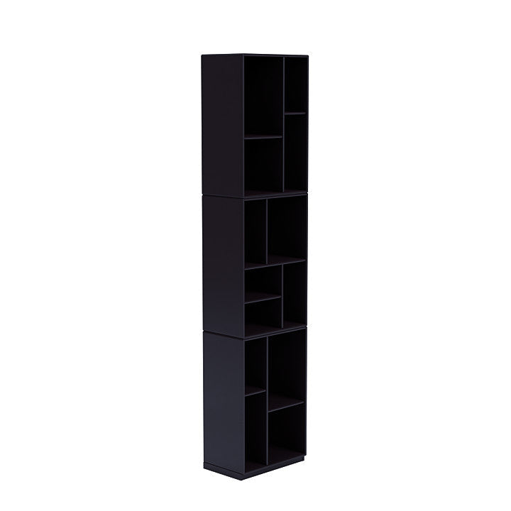 Montana Loom High Bookcase With 3 Cm Plinth, Shadow