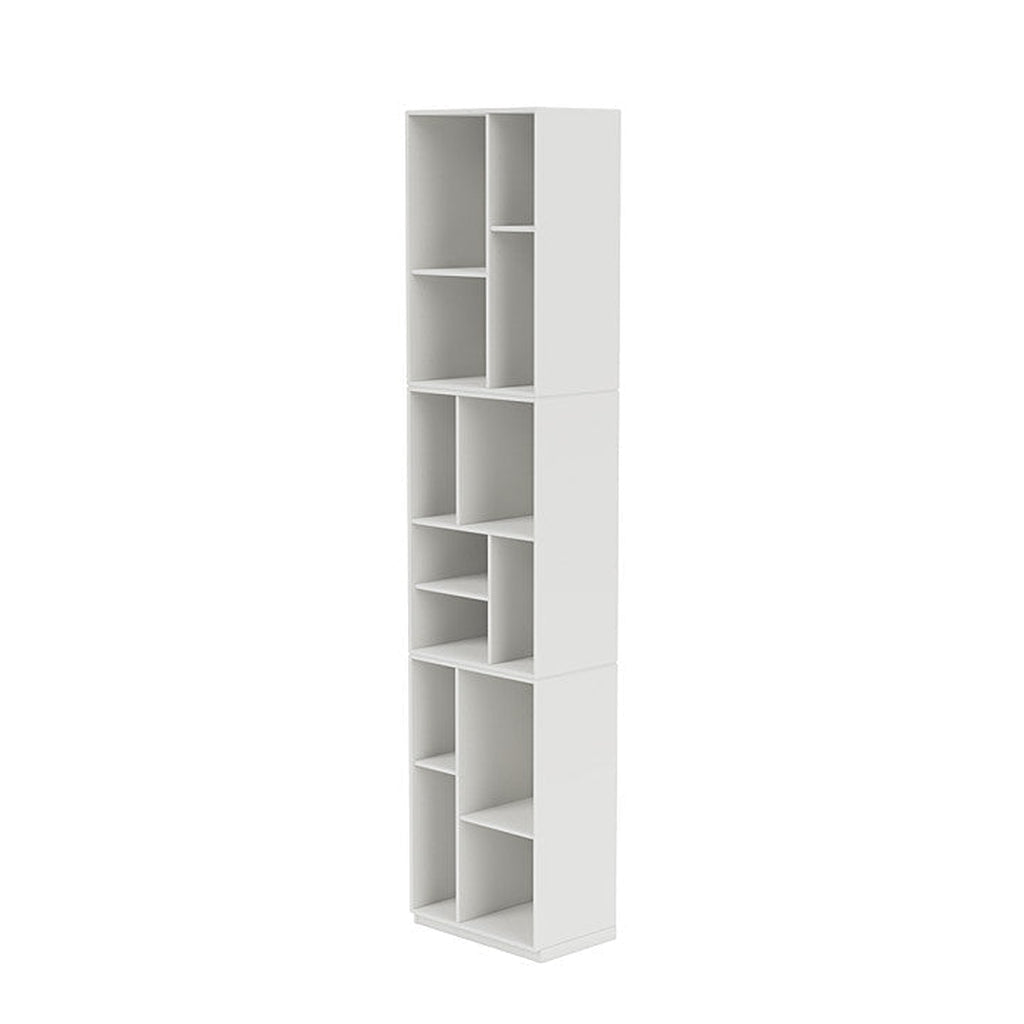 Montana Loom High Bookcase With 3 Cm Plinth, White