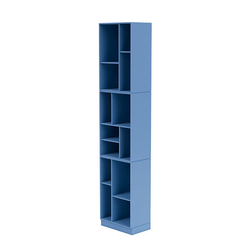 Montana Loom High Bookcase With 7 Cm Plinth, Azure Blue