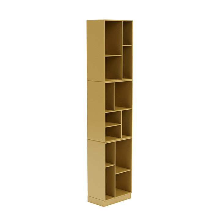 Montana Loom High Bookcase With 7 Cm Plinth, Cumin Yellow